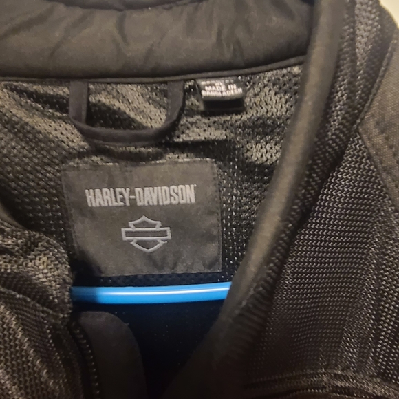 Harley-Davidson Men's Black and Orange Jacket - Picture 3 of 8